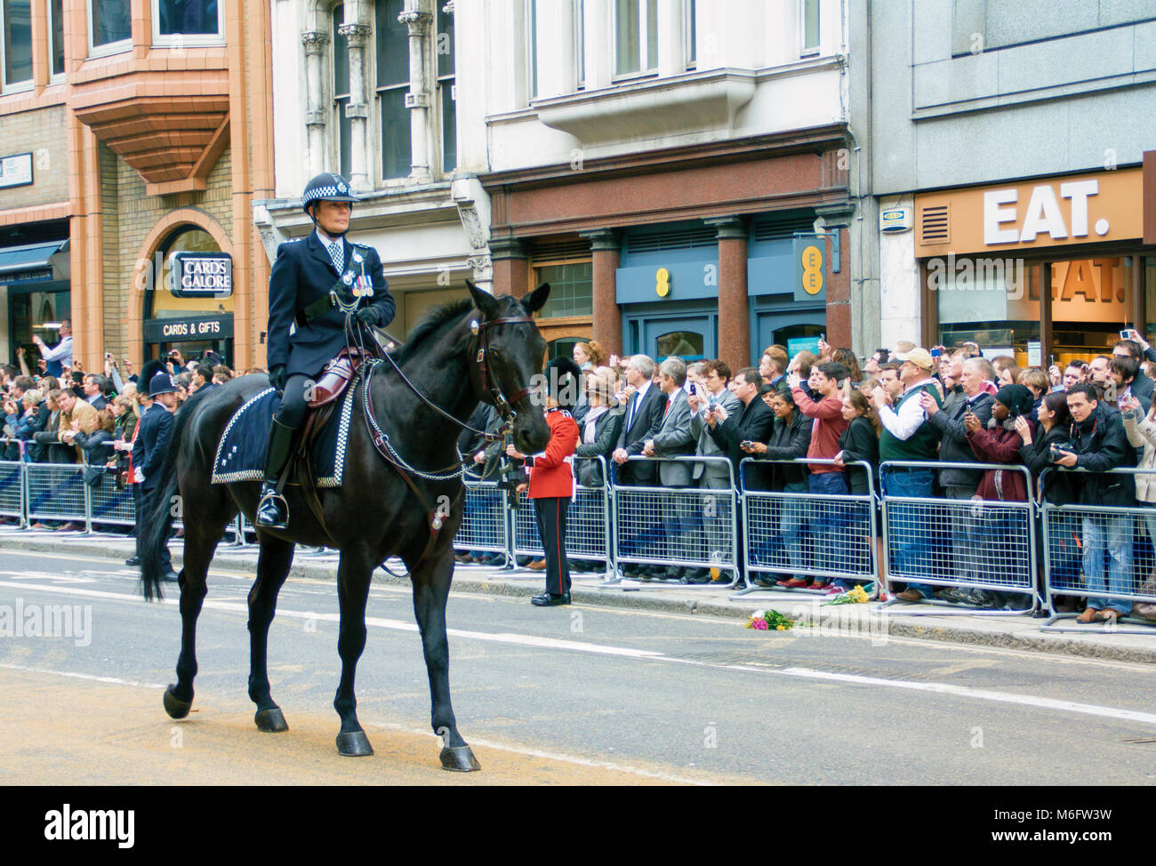 Staatsbegräbnis von Margret Thatcher, London, England, UK; Stockfoto