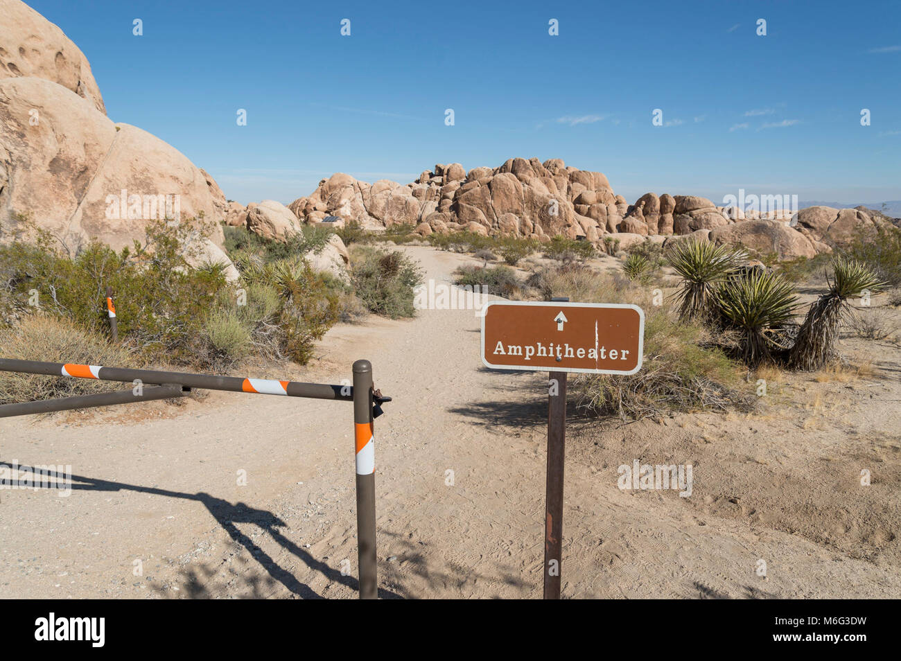 Indian Cove Amphitheater. Stockfoto