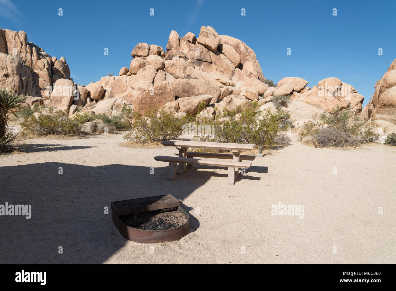 Indian Cove Amphitheater. Stockfoto