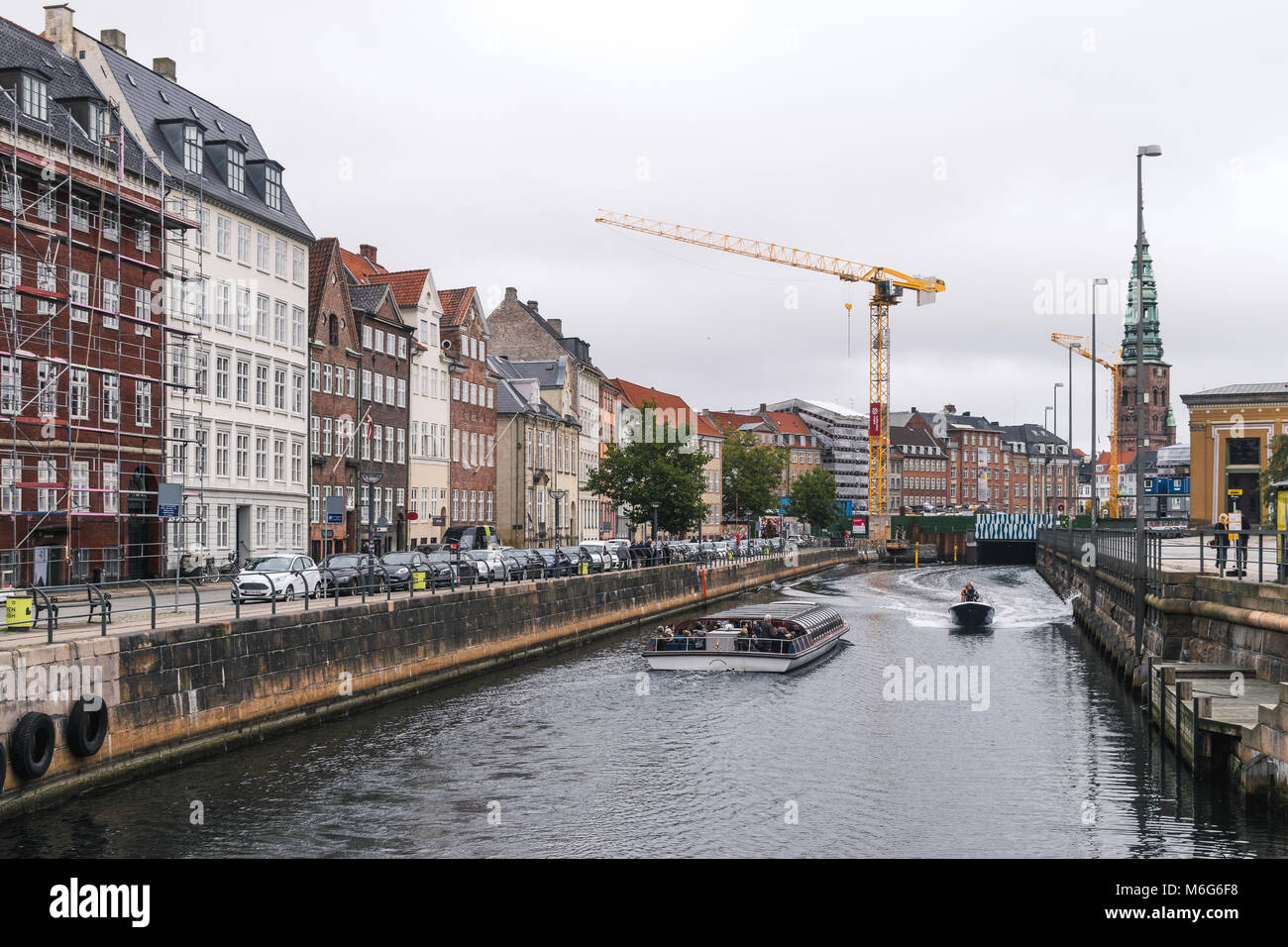 Kopenhagen - Oktober 23, 2016: Blick auf die verschiedenen Typen von Transport in der Stadt Stockfoto