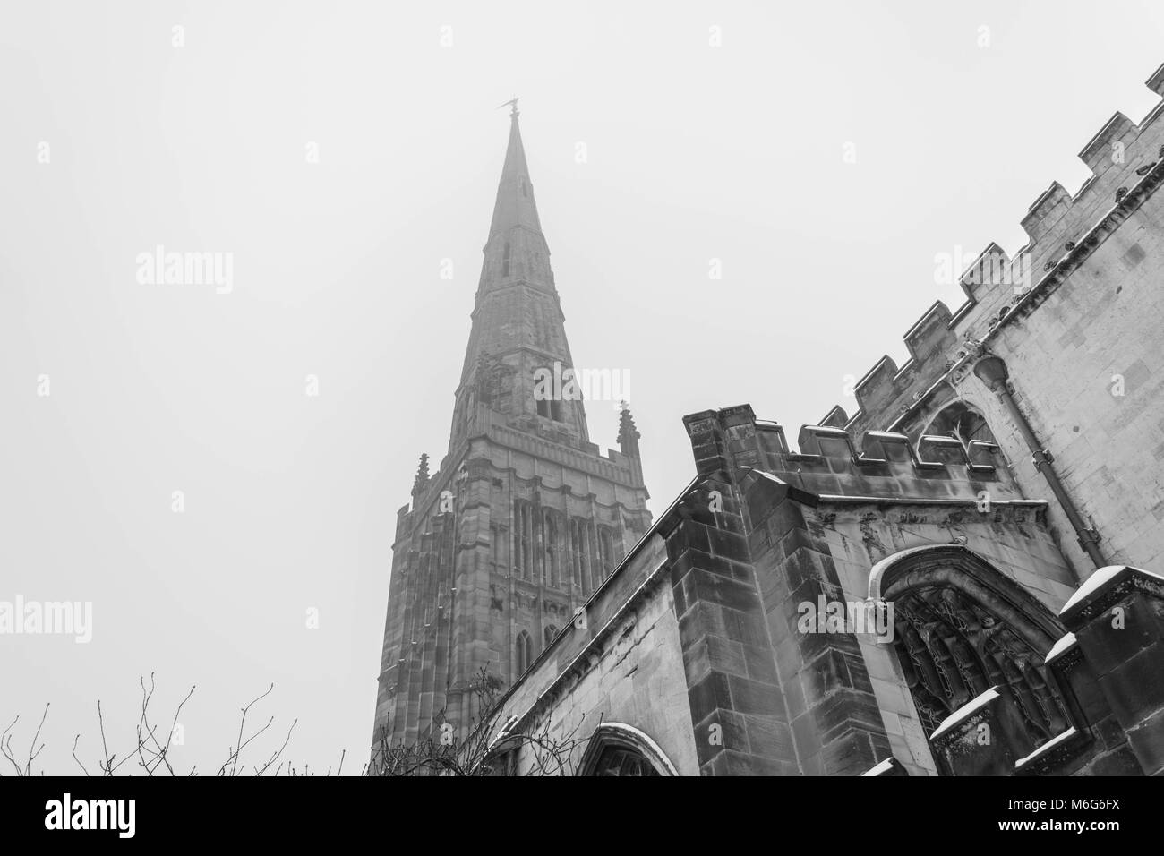 Holl die Trinity Church, Broadgate, Coventry, England. Stockfoto