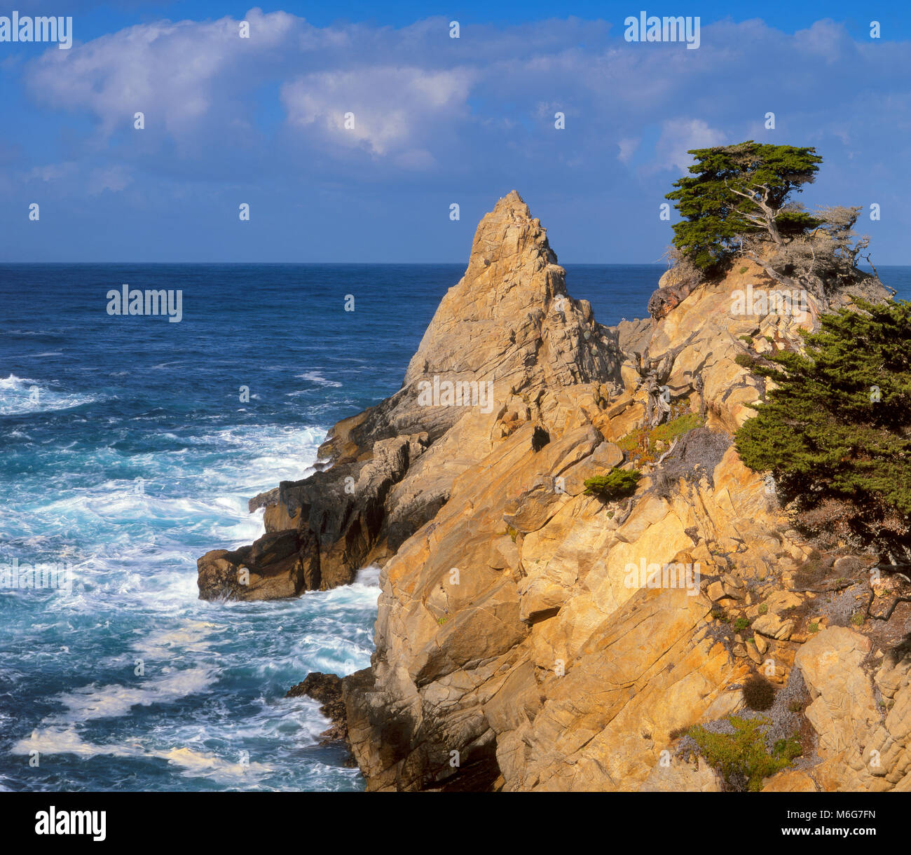 Der Pinnacle Point Lobos State Reserve, Big Sur, Monterey County, Kalifornien Stockfoto
