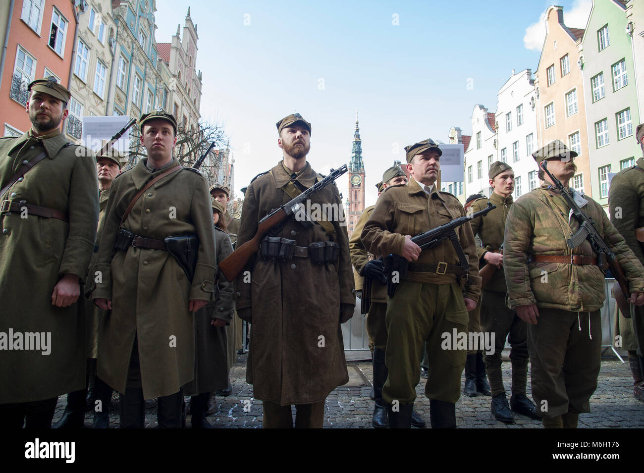 IV. Nationalen Defilade des Speichers der Verflucht Soldaten in Danzig, Polen. 4. März 2018 © wojciech Strozyk/Alamy leben Nachrichten Stockfoto