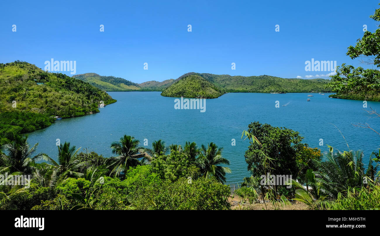 Marine von Coron Island, Philippinen. Coron ist eine keilförmige Kalkstein Insel in der Provinz Palawan. Stockfoto