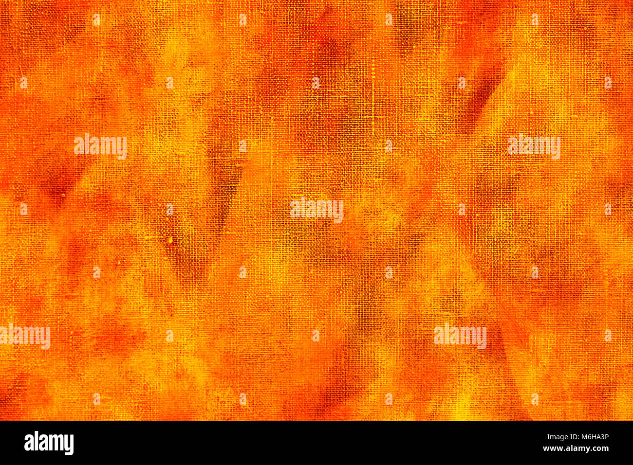 Helle texturierte Kunst lackierte orangen Hintergrund Detailansicht Stockfoto