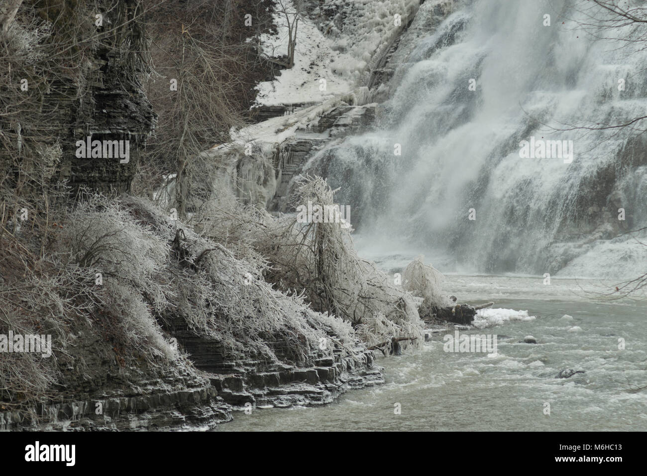 Ithaca fällt Bereich, Ithaca NY Stockfoto