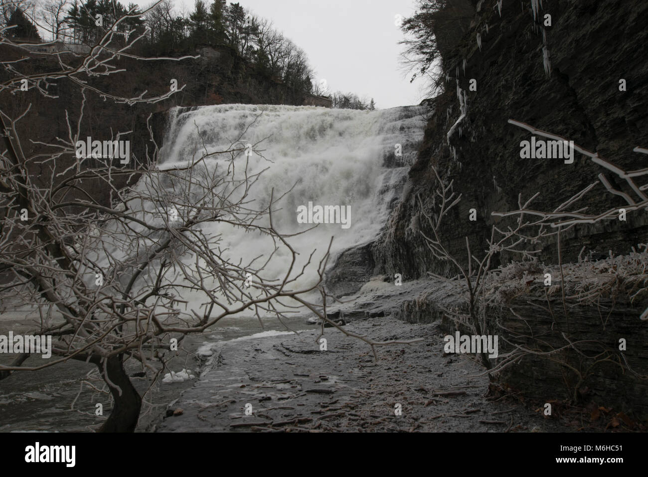 Ithaca fällt Bereich, Ithaca NY Stockfoto