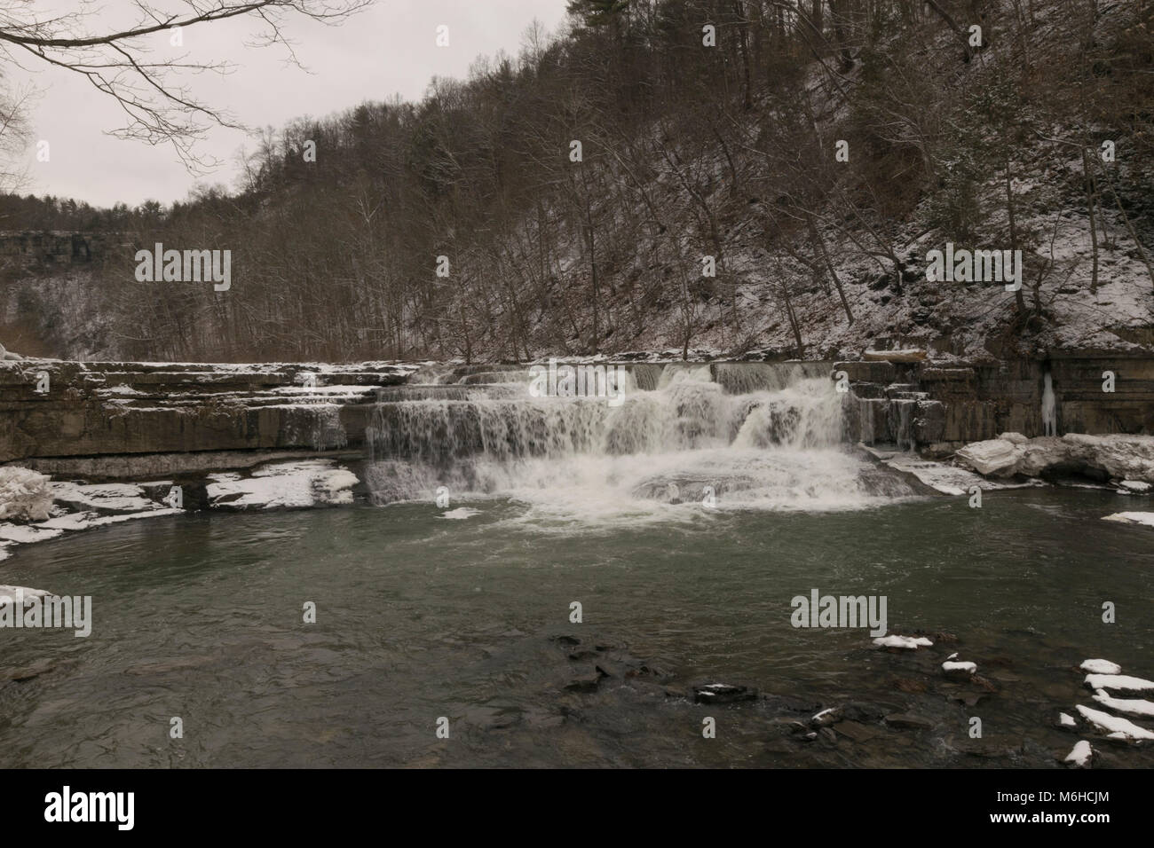 Taughannock Falls State Park, Ithaca NY Stockfoto