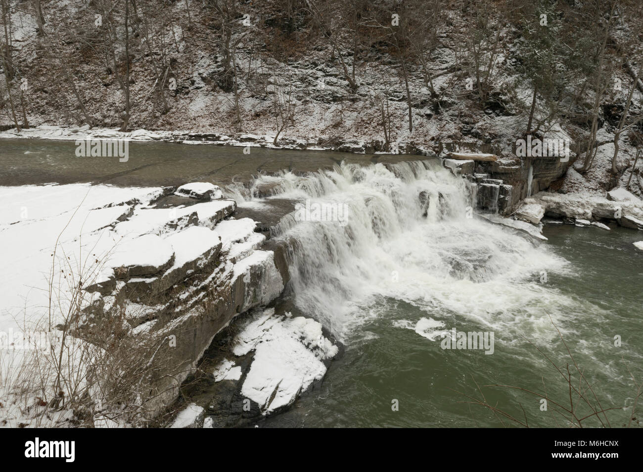 Taughannock Falls State Park, Ithaca NY Stockfoto