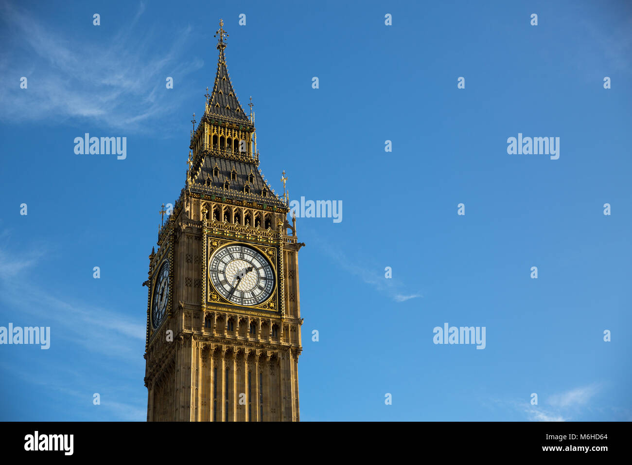 Detail Schuß von Big Ben, London, England Stockfoto