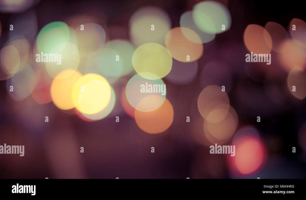 Abstrakte bokeh leuchtet. Perfekte festliche Hintergrund. Stockfoto