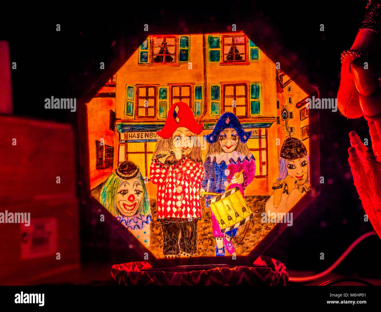Morgestraich, Karnevalsumzug in der Nacht, Basler Fasnacht, Karneval von Basel, Basel, Kanton Basel, Schweiz, Europa Stockfoto