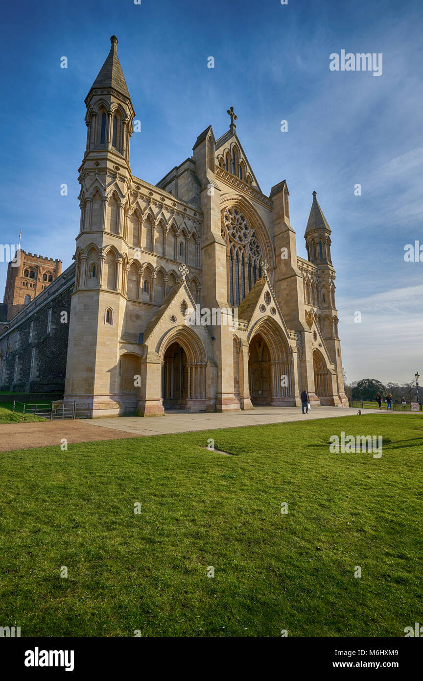 St Albans Cathedral Stockfoto