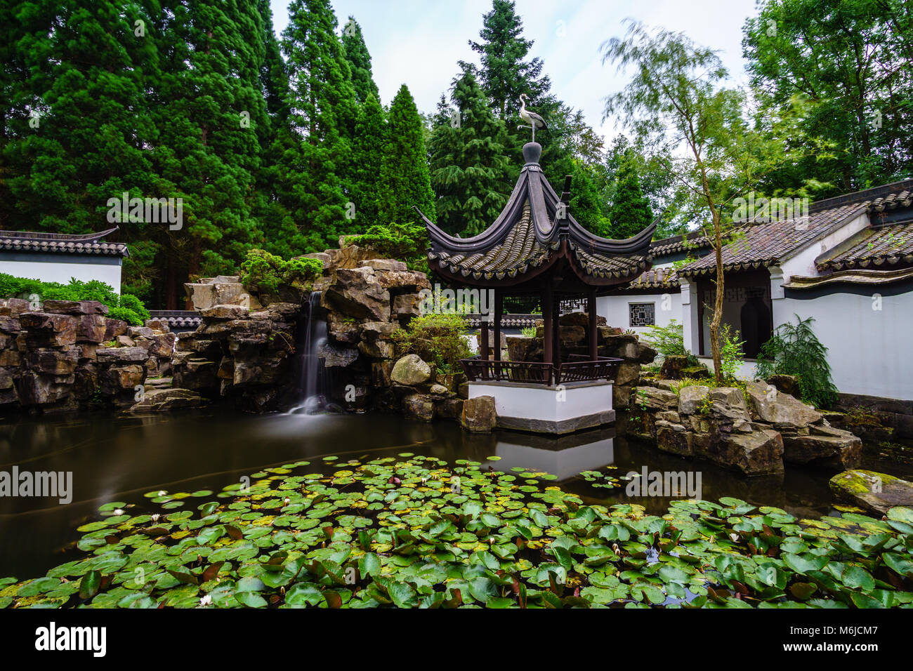Schönen asiatischen Garten Stockfoto