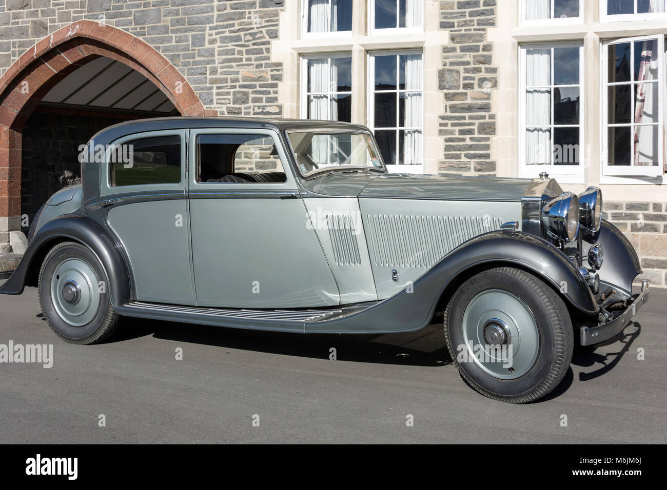 1934 Rolls-Royce Phantom Classic Car, Christ's College, Christchurch, Canterbury, Neuseeland Stockfoto