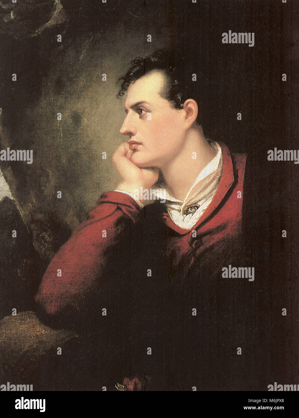 Lord Byron, Westall, Richard, 1831. Stockfoto