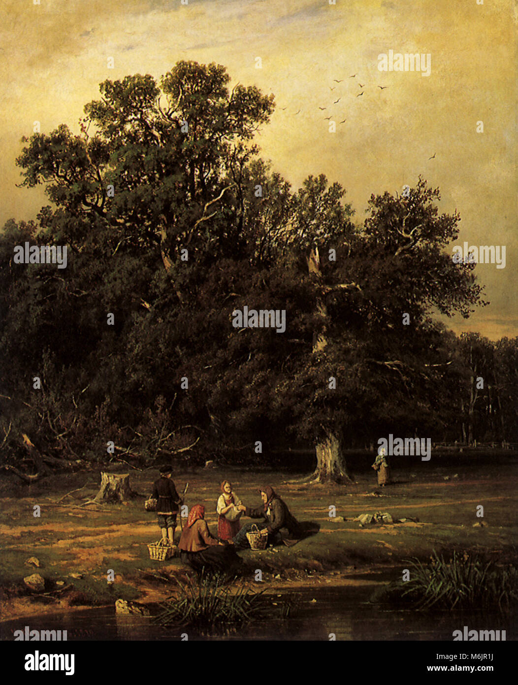 Pilze, Shishkin, Ivan, 1856. Stockfoto