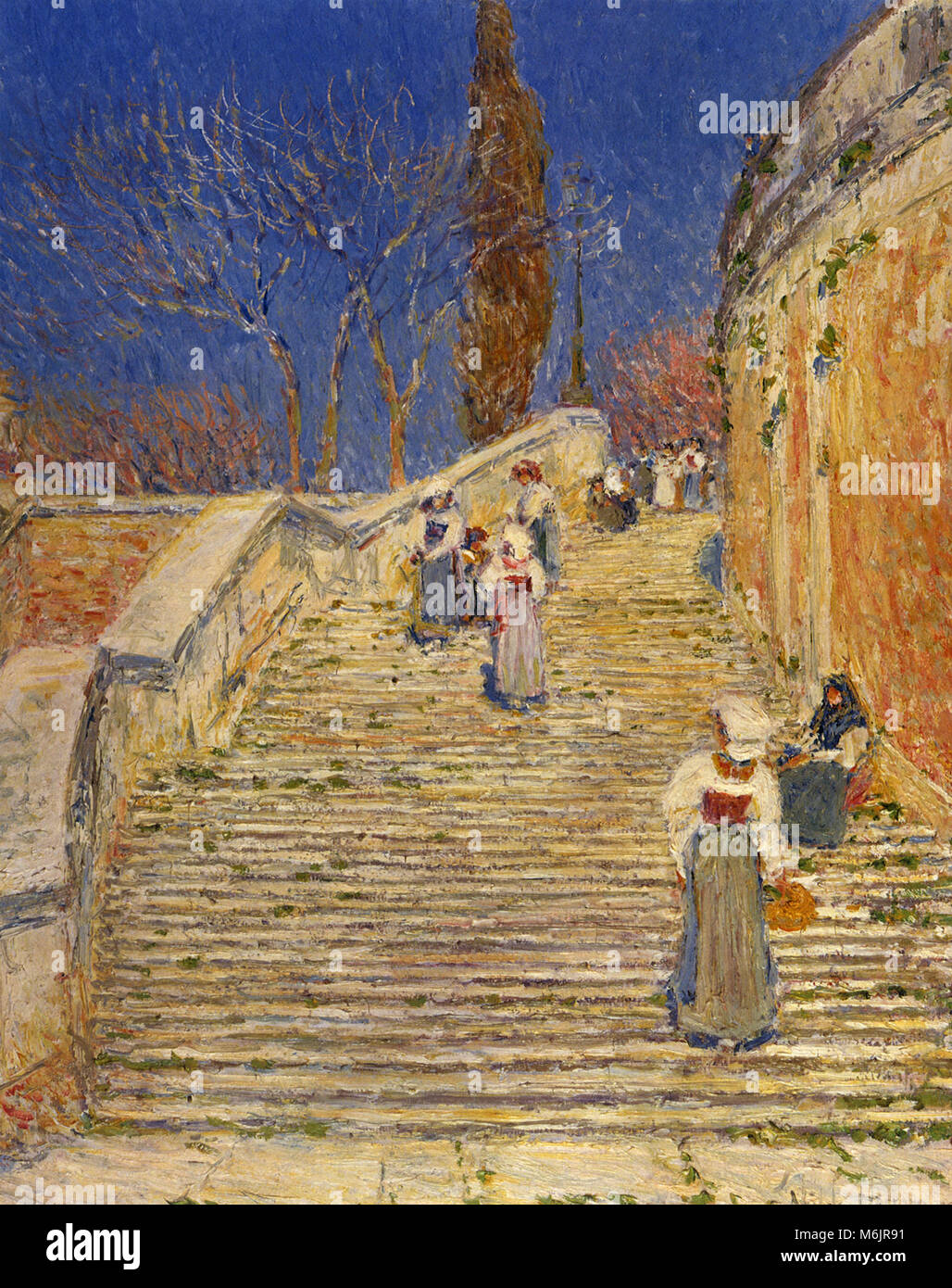 Piazza di Trevi, Rom, Childe Hassam, Friedrich, 1897. Stockfoto