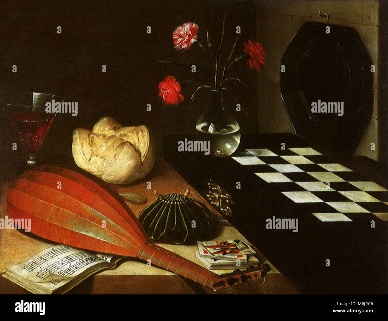 Die fünf Sinne, BAUGIN, Lubin, 1630. Stockfoto