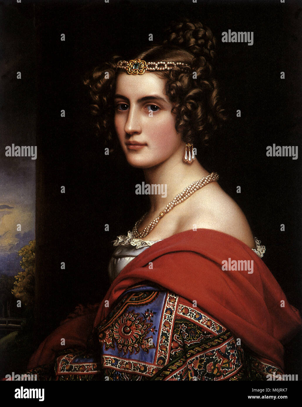 Amalie von Schintling, Stieler, Joseph Karl, 1831. Stockfoto