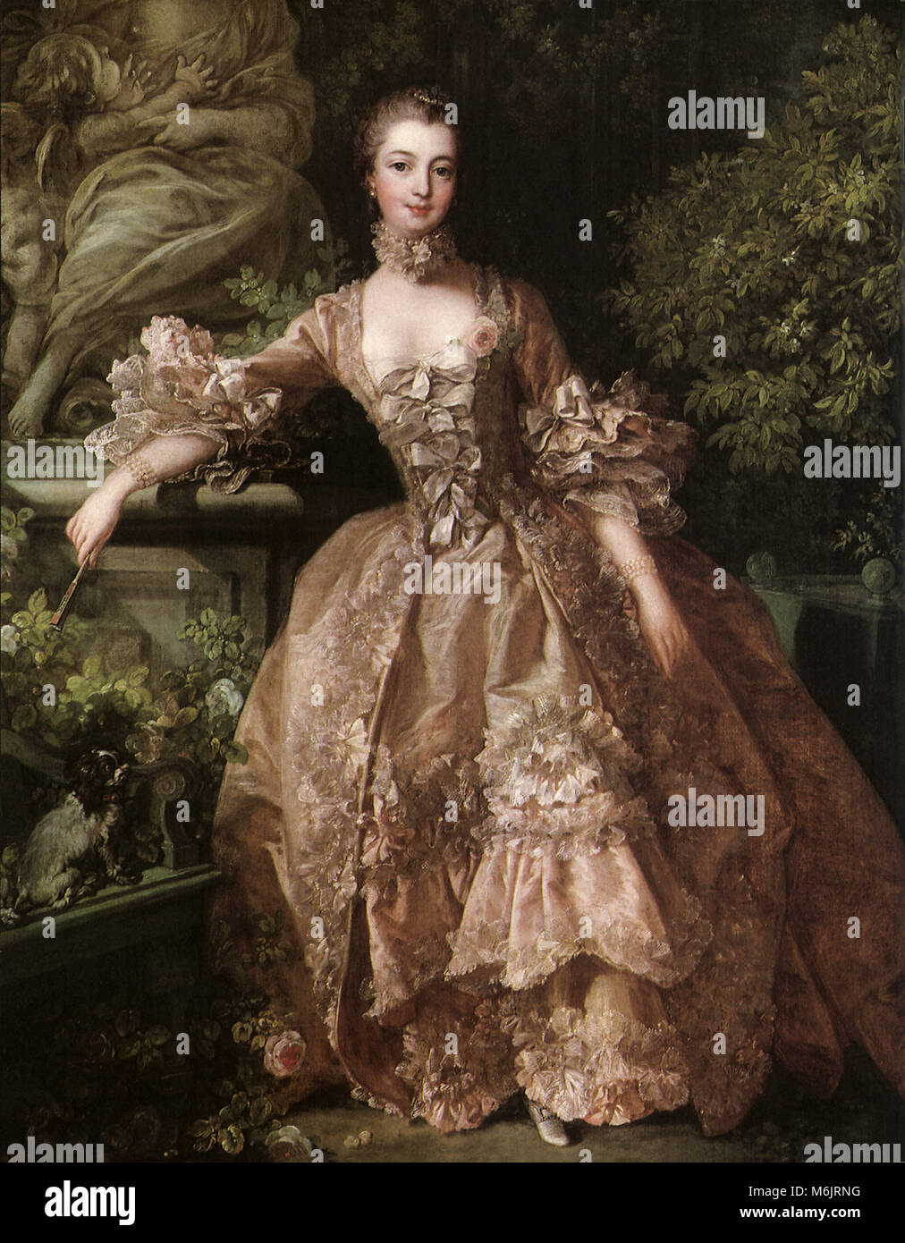 Porträt der Madame de Pompadour, Boucher, Francois, 1759. Stockfoto