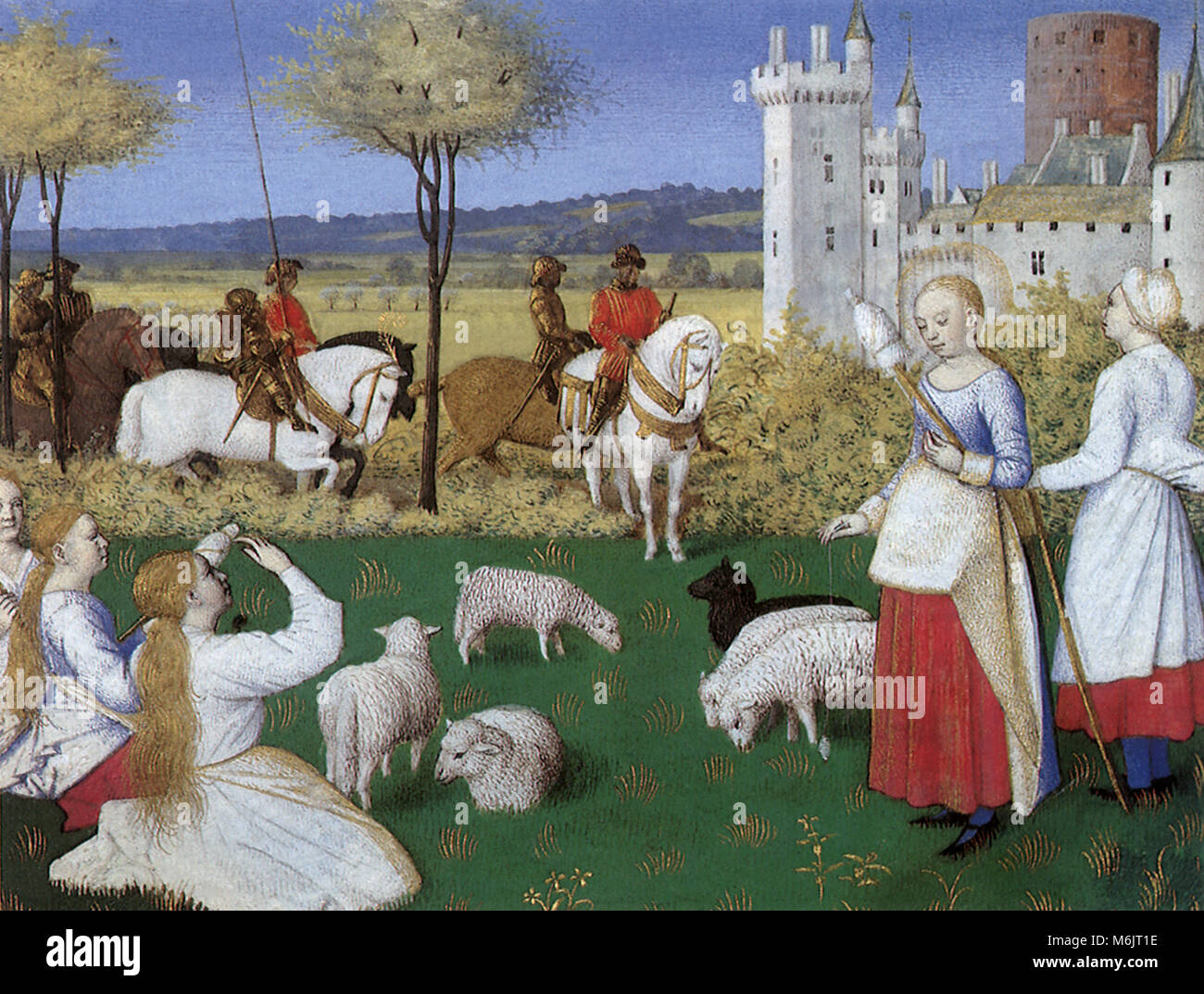 Stunden von Etienne Chevalier 1460, Fouquet, Jean, 1460. Stockfoto