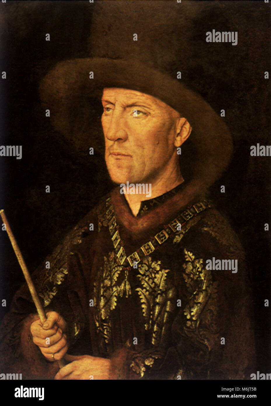 Baudoin de Lannoy, Eyck, Jan van, 1435. Stockfoto