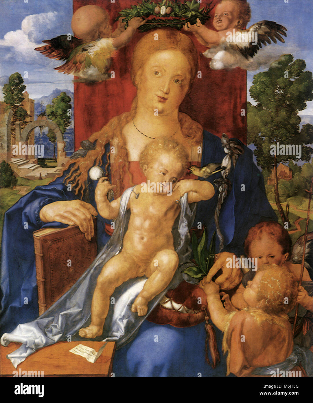 Madonna mit Kind, GOSSAERT, Jan, 1530. Stockfoto