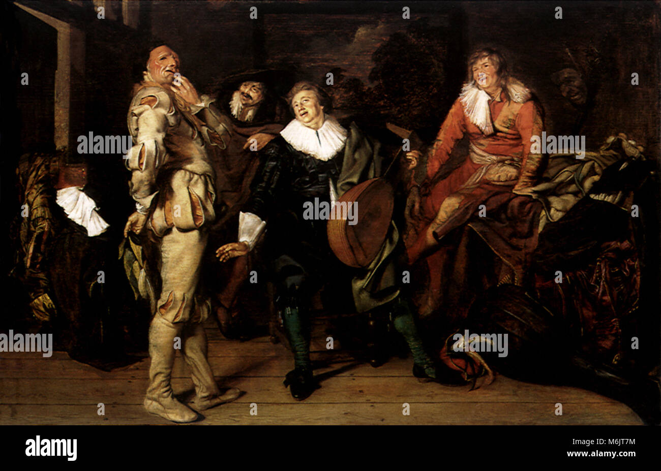 Akteure, CODDE, Pieter, 1635. Stockfoto