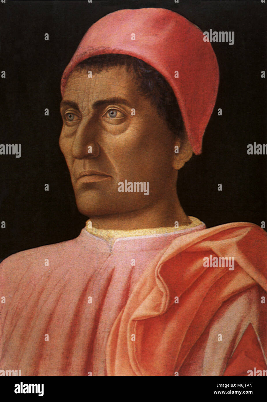 Porträt von Carlo De' Medici, Mantegna, Andrea, 1467. Stockfoto