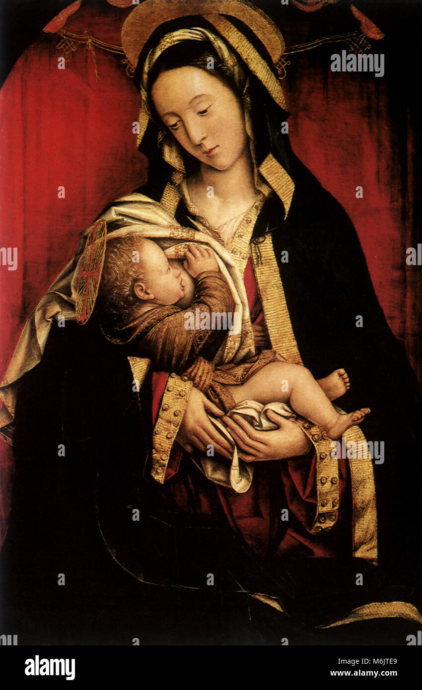 Madonna und Kind, FERRARI, Defendente, 1525. Stockfoto