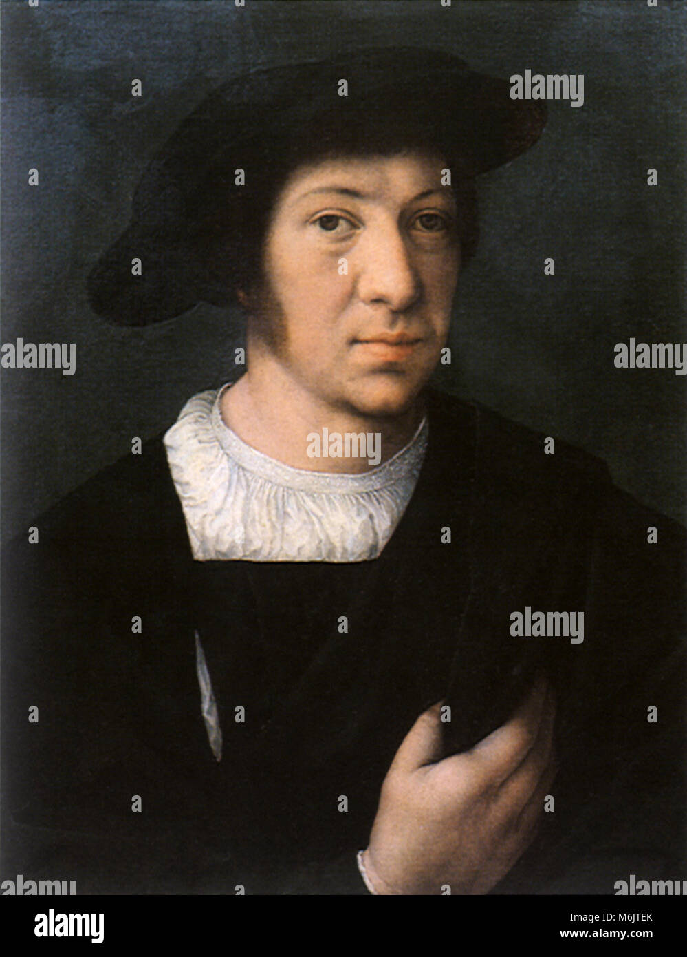 Porträt eines Mannes, Bernard van Orley,, 1520. Stockfoto Porträt eines Mannes, Bernard van Orley,, 1520. Stockfoto