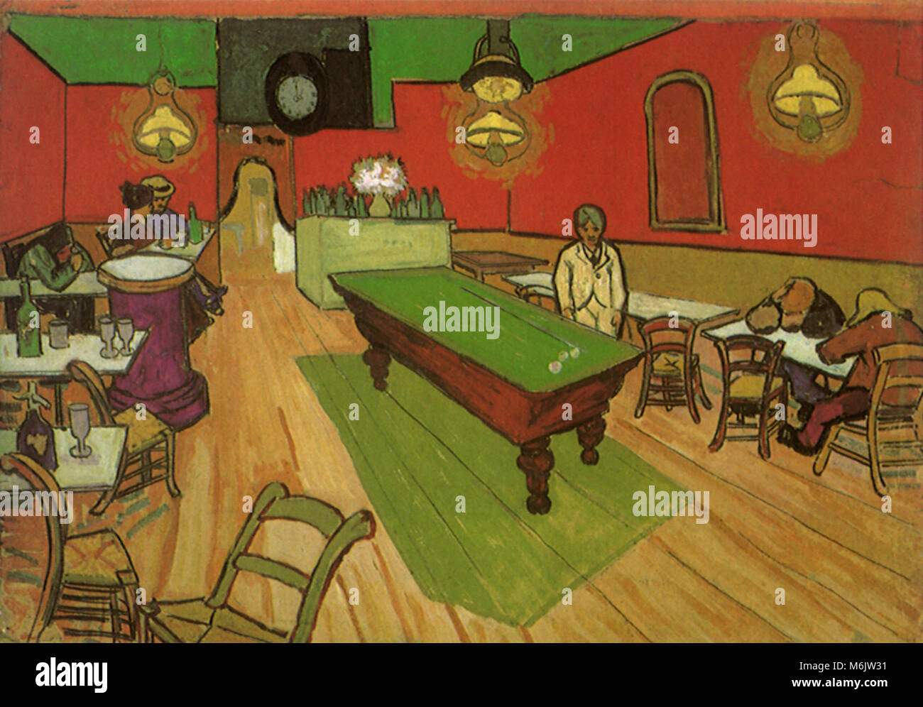 Die Nacht Cafe In Arles Van Gogh Vincent Willem 1888