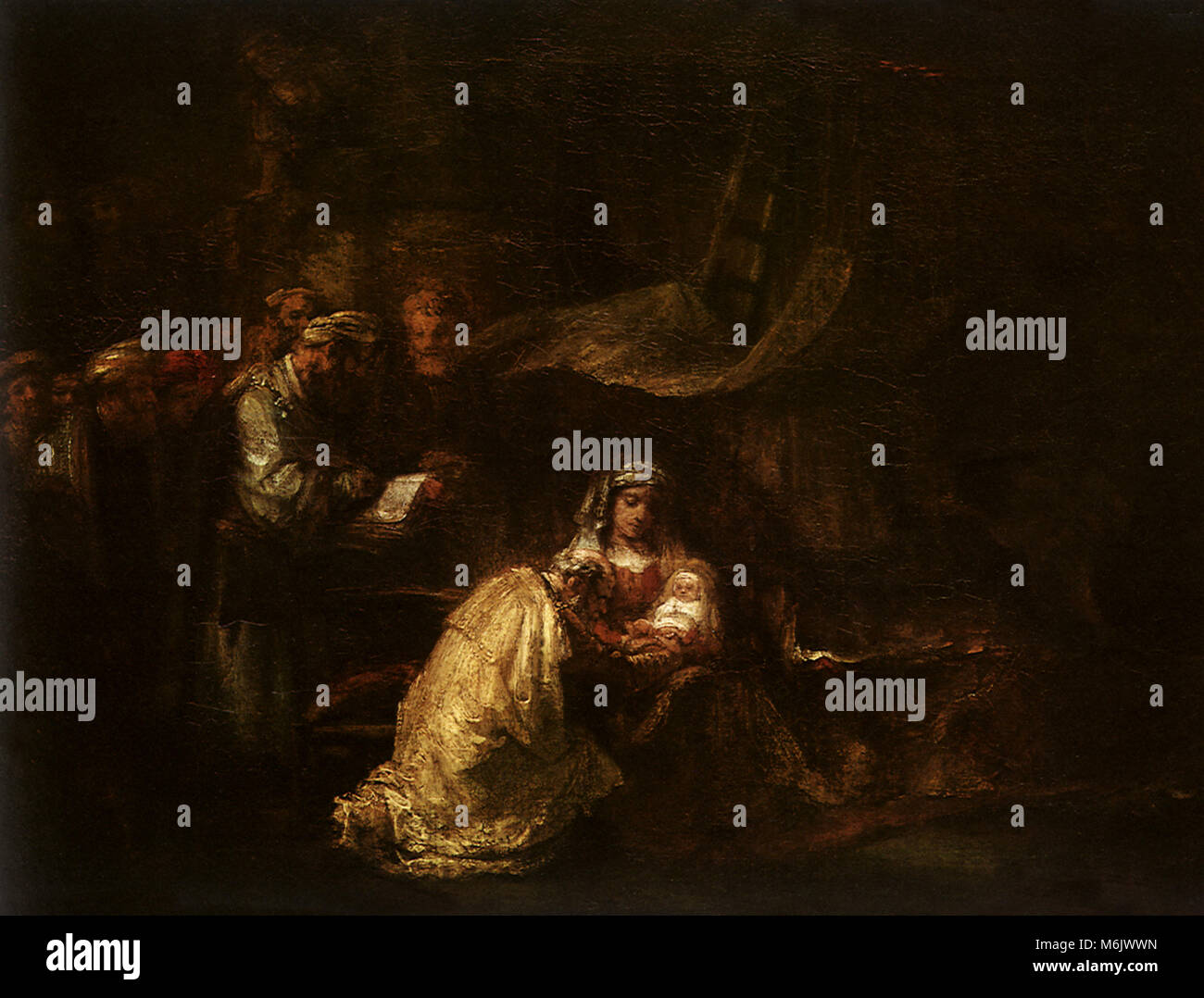 Die Beschneidung, Rembrandt, Harmensz van Rijn, 1661. Stockfoto