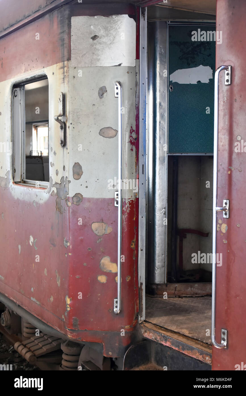 Der zentrale Bahnhof in Maputo, der Hauptstadt von Mosambik Stockfoto