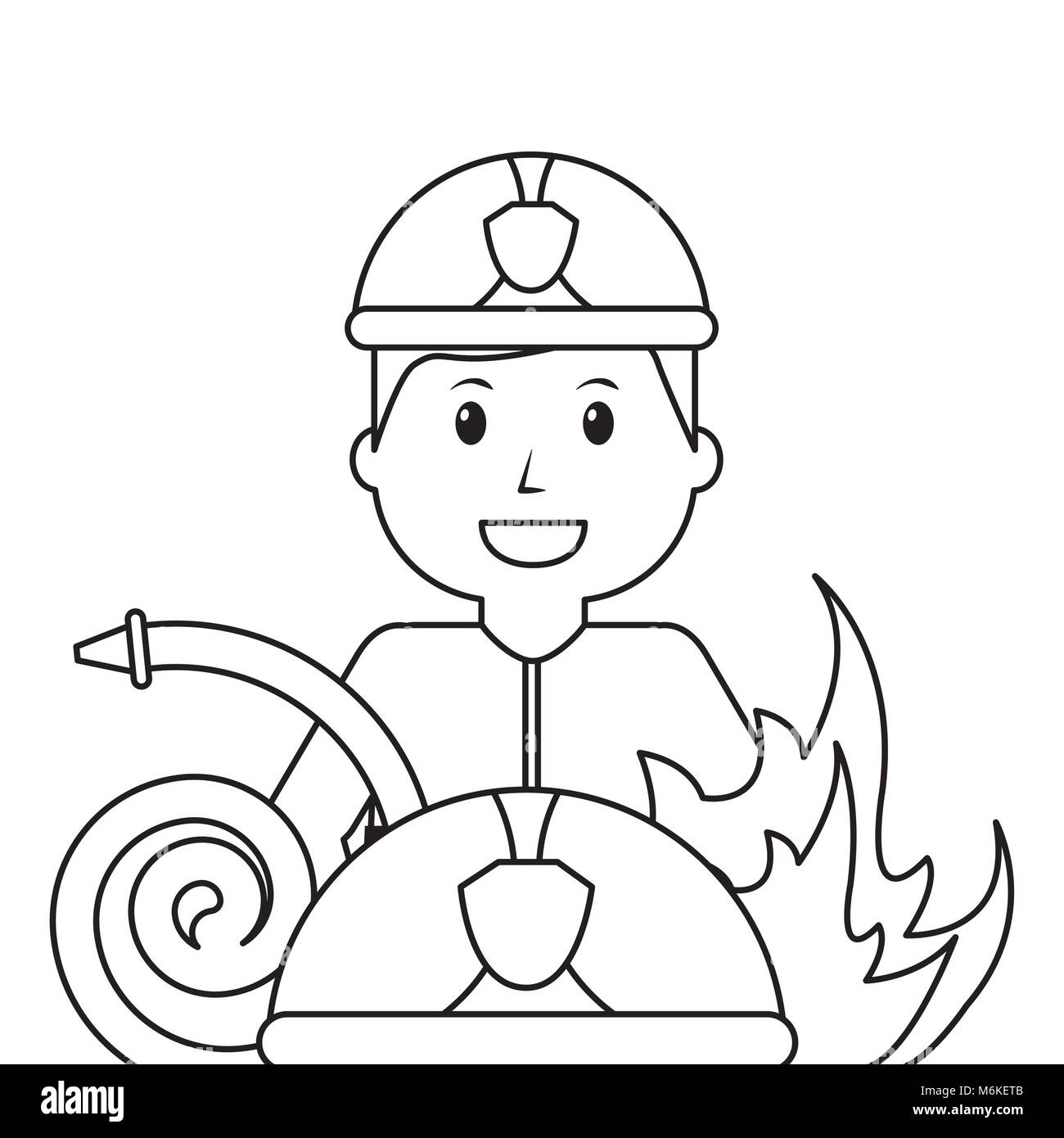 Menschen Arbeiter beruf Karte Stock Vektor