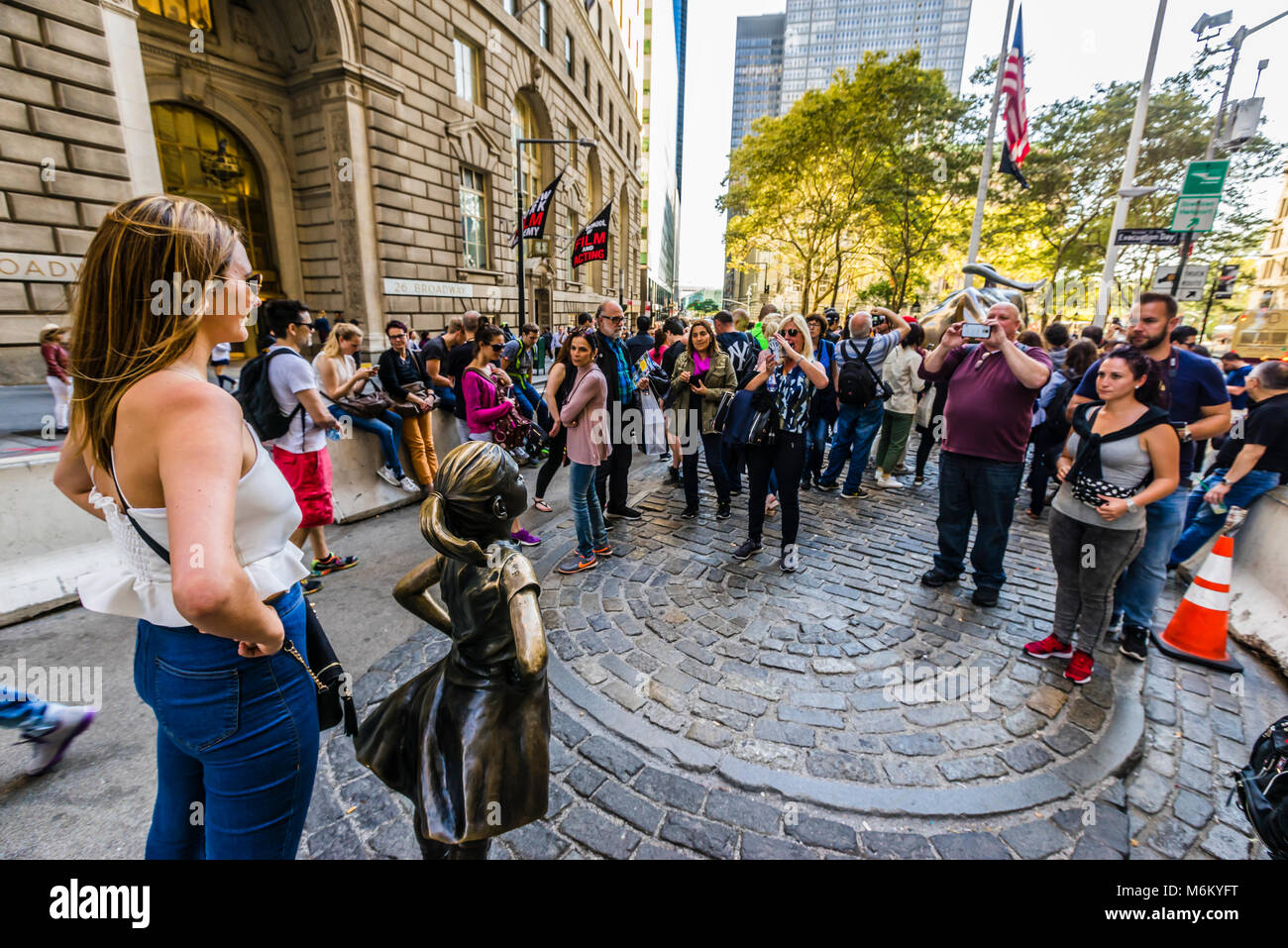 Charging Bull Bowling Green Manhattan New York, New York, USA Stockfoto