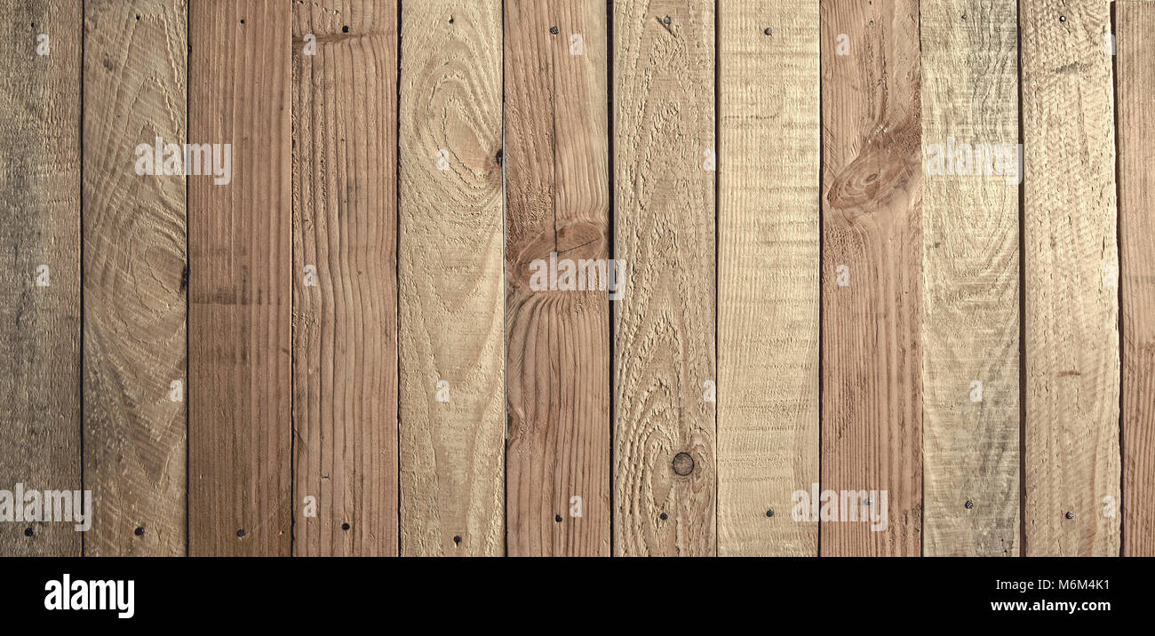 Natürliche rustikale Holzbrett Hintergrund Stockfoto
