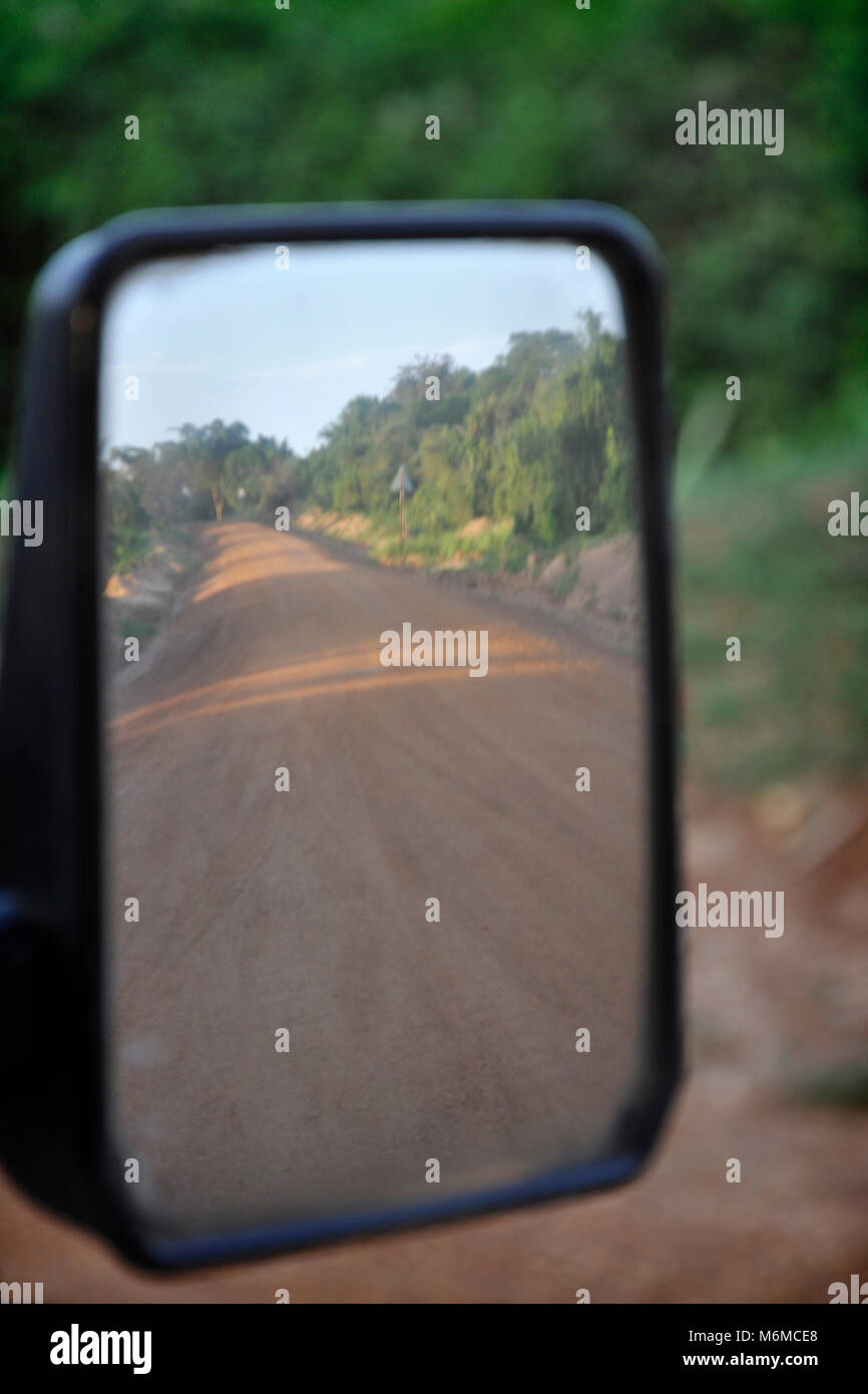 Uganda, Straße nach Murchinson fällt Stockfoto