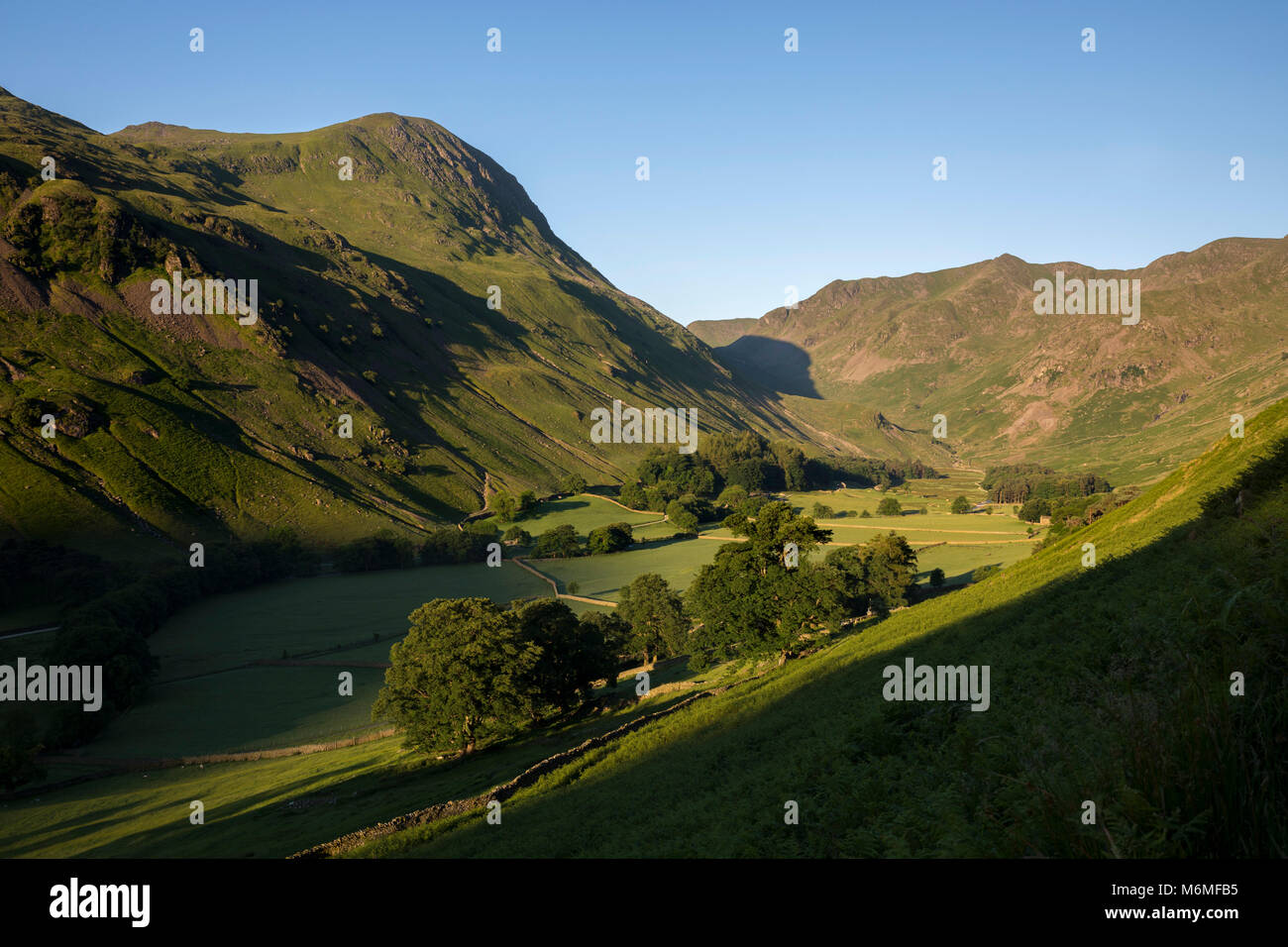 Grisedale Tal; in der Nähe von Helvellyn; Lake District, Großbritannien Stockfoto