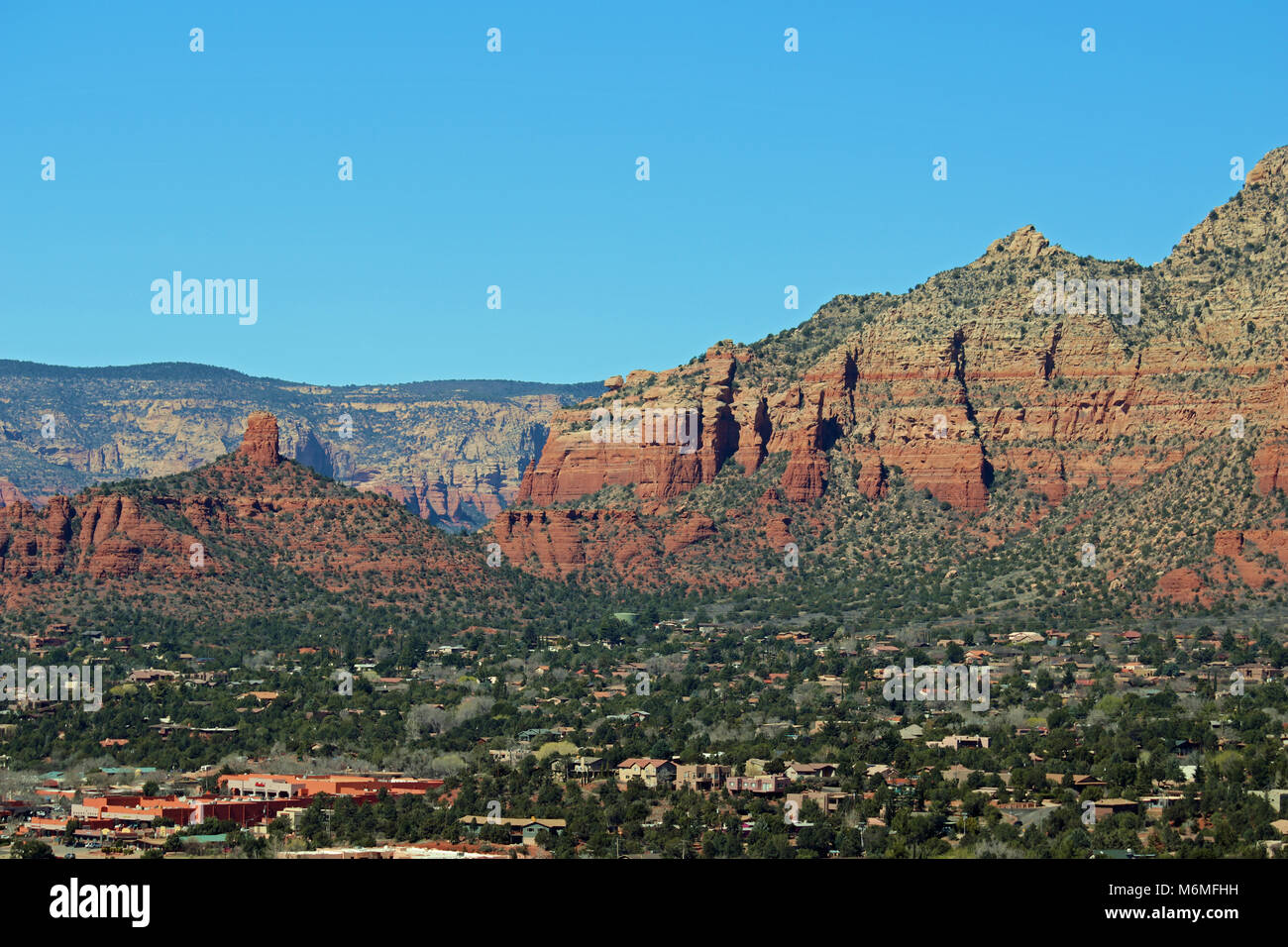 Red Rocks von Sedona, Arizona Stockfoto