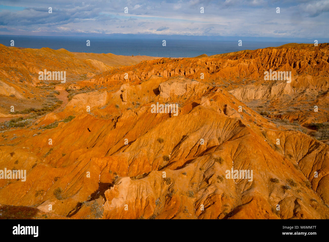 Märchen Canyon, Tien Shan Gebirge, Kirgisistan, Zentralasien. See Issyh-Kul Stockfoto