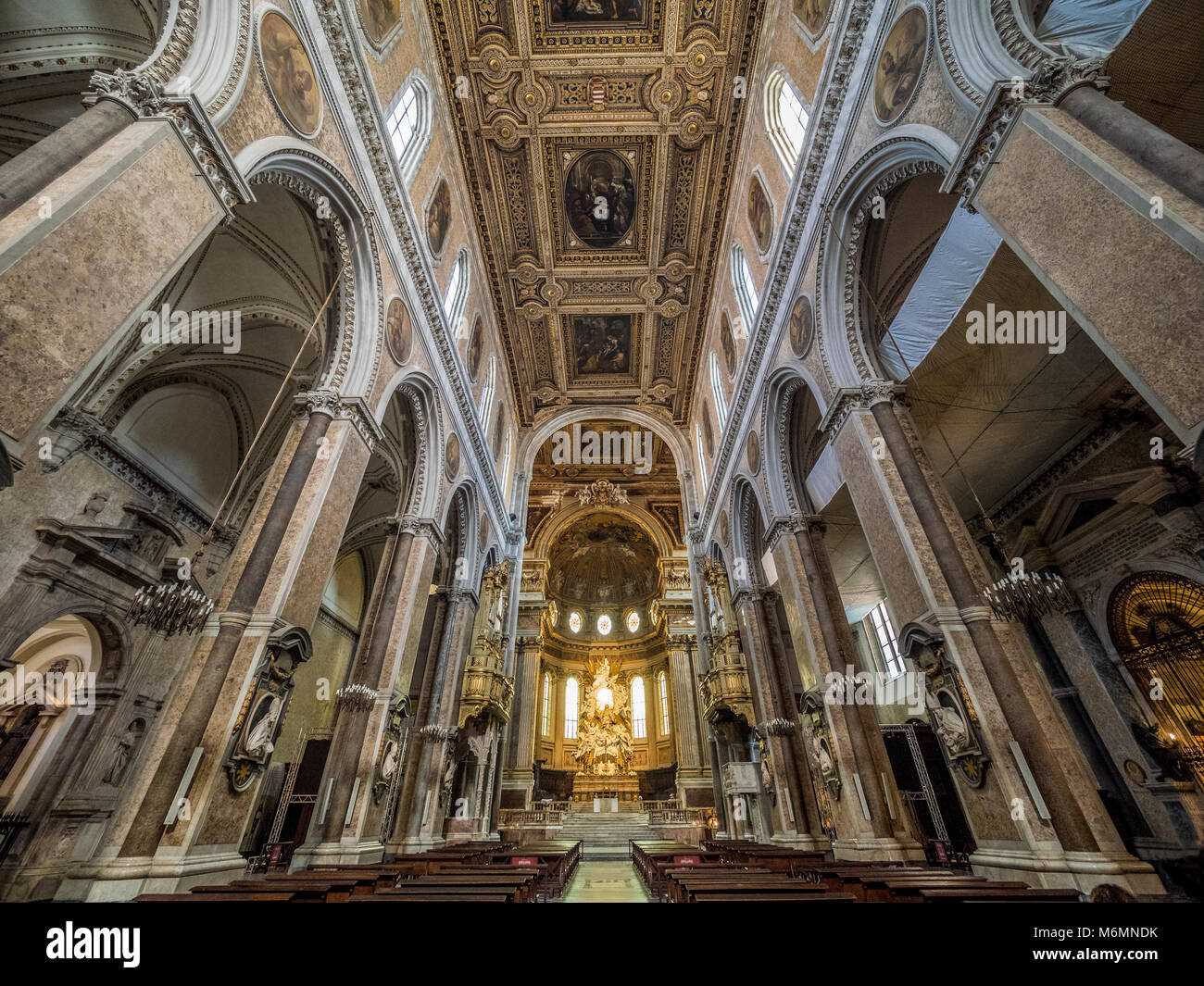 Der Kathedrale von Neapel, Italien Stockfoto