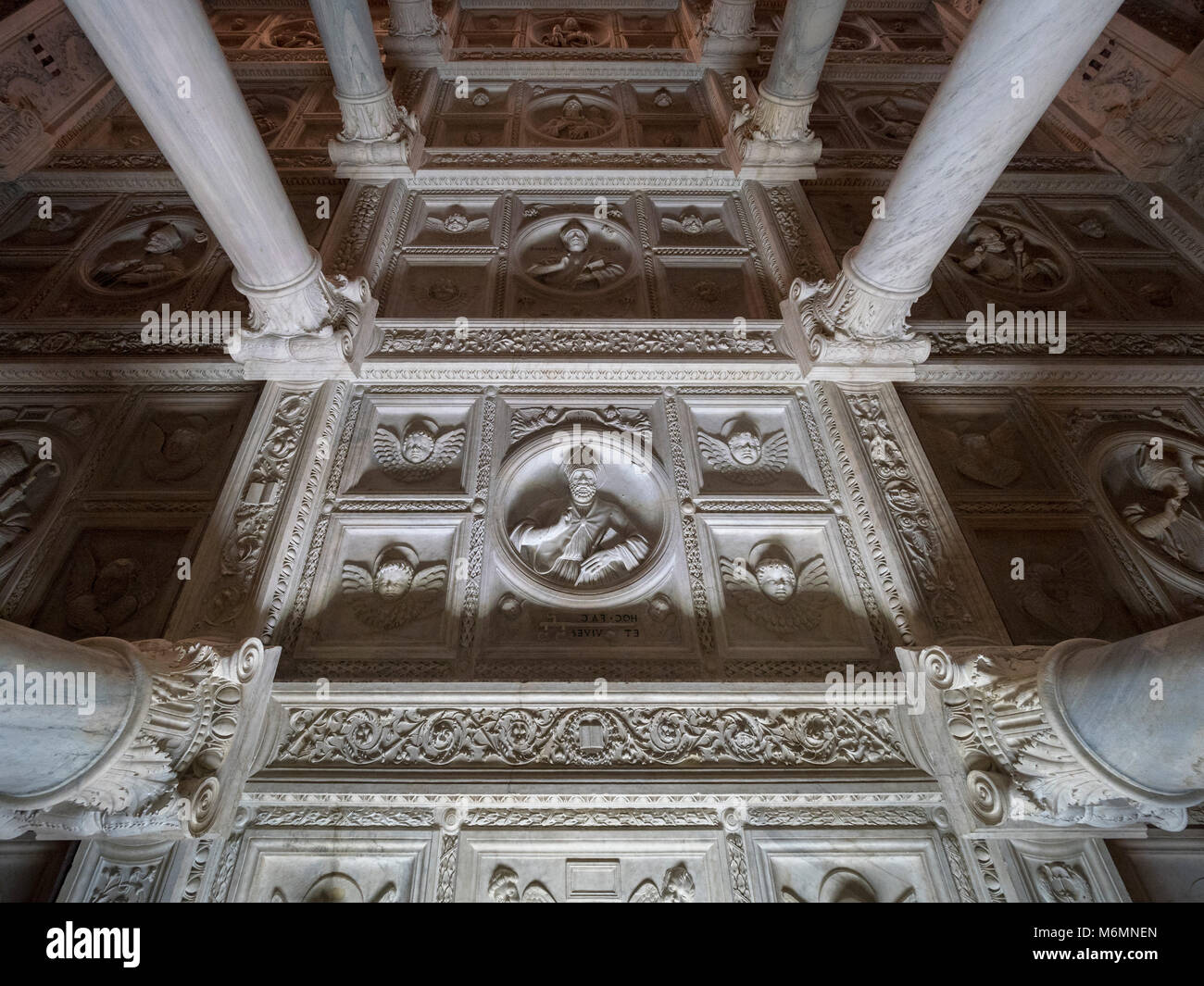 Cripta di San Gennaro, der Kathedrale von Neapel, Italien Stockfoto