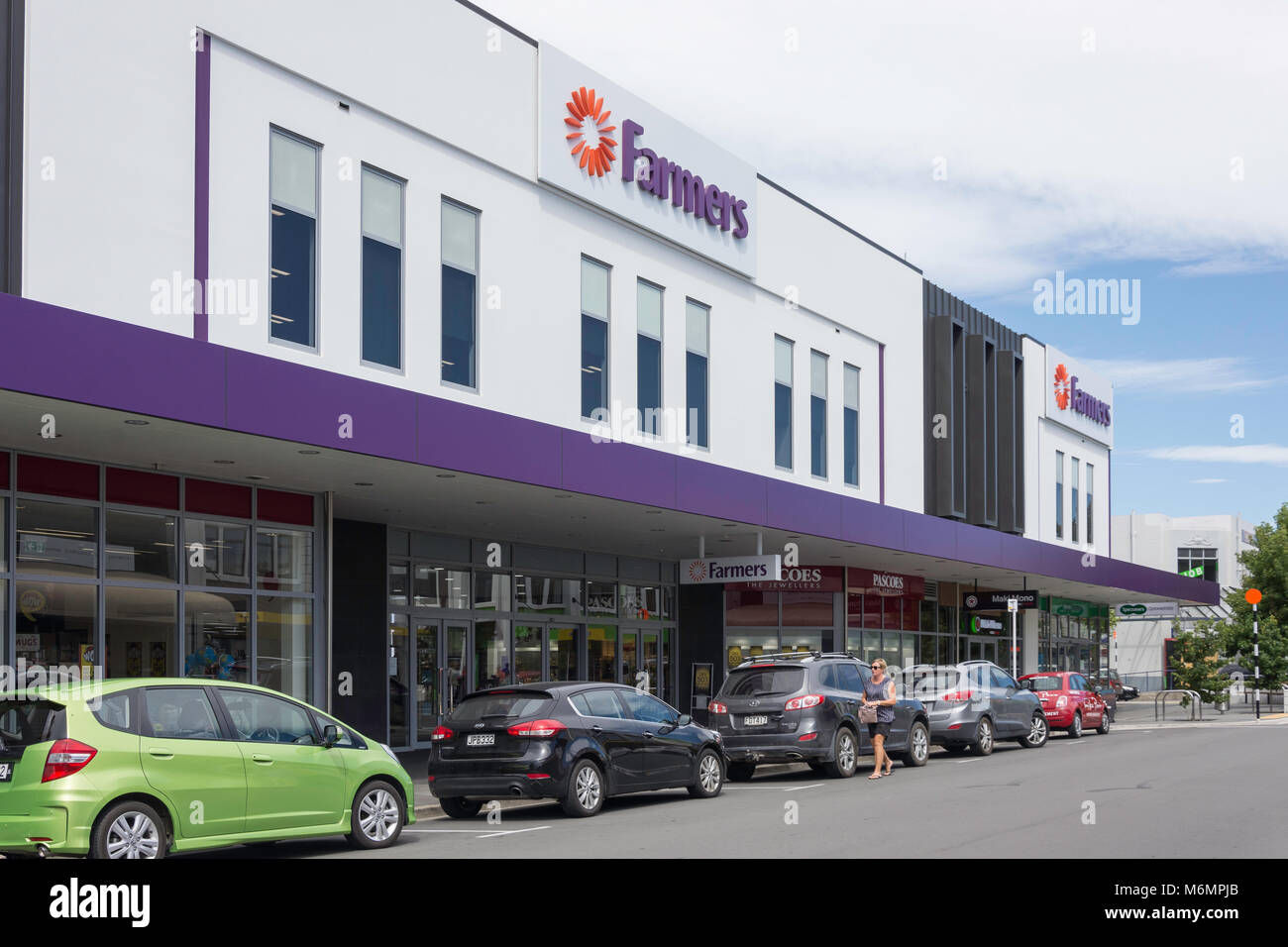 Die Landwirte Department Store, High Street, Rangiora, Waimakariri Bezirk, Region Canterbury, Neuseeland Stockfoto