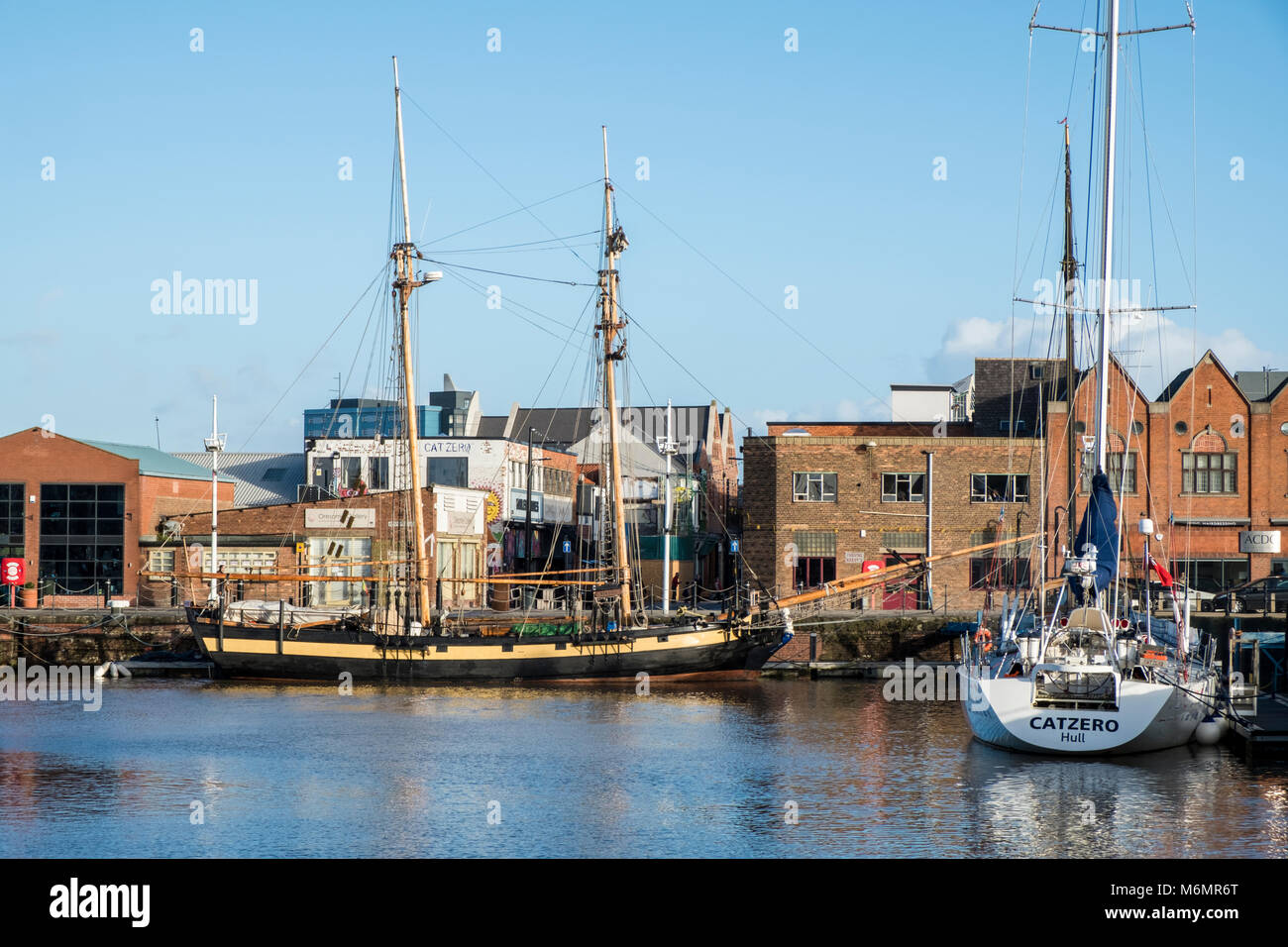 Hull Marina, Hull, England, Großbritannien Stockfoto