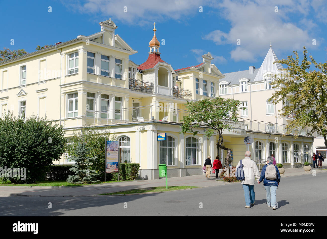 Das Spa Hotel warozyc', Swinoujscie, Westpommern, Polen, Europa. Stockfoto