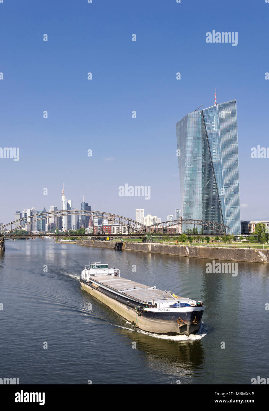 EZB, Europäische Zentralbank, Frankfurt, Hessen, Deutschland, Europa Stockfoto