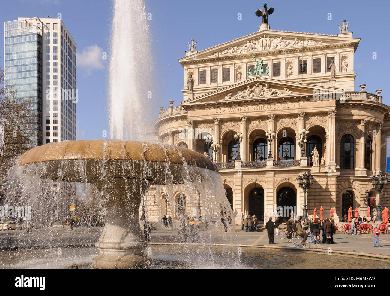 Alte Oper, Frankfurt am Main, Hessen, Deutschland, Europa Stockfoto