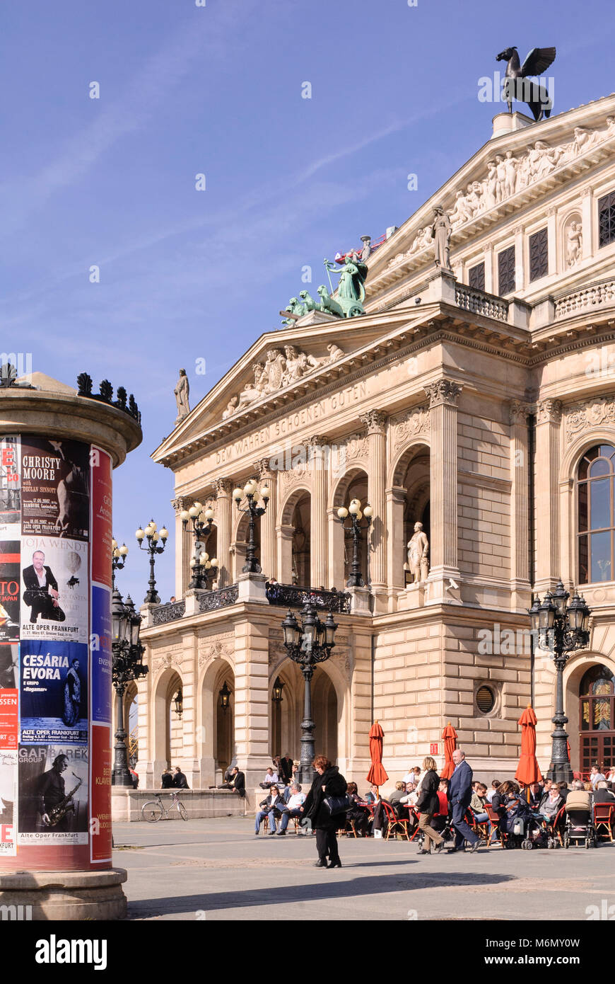 Alte Oper, Frankfurt am Main, Hessen, Deutschland, Europa Stockfoto